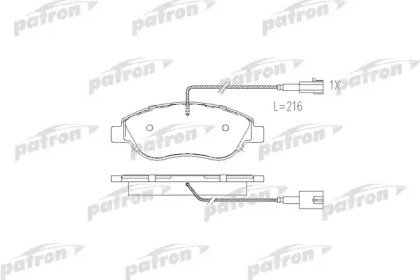 Колодки тормозные дисковые передние FIAT: BRAVO 07 468