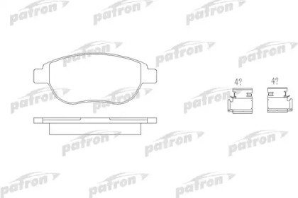 Колодки тормозные дисковые передние CITROEN: BERLI 476