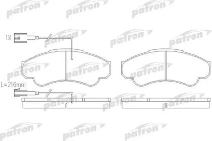 Колодки тормозные дисковые передние CITROEN: JUMPE 479