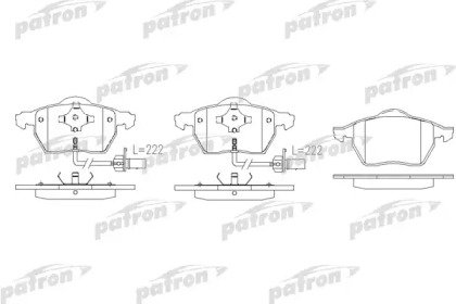 Колодки тормозные дисковые передние VOLVO: C70 каб 495