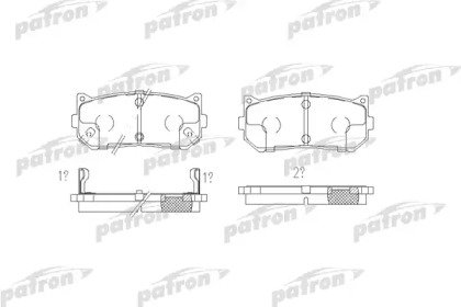 Колодки тормозные дисковые задние KIA: CARENS I 00 569