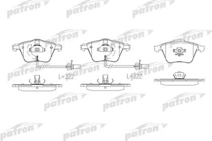 Колодки тормозные дисковые AUDI: A3 03-, A3 Sportb 765