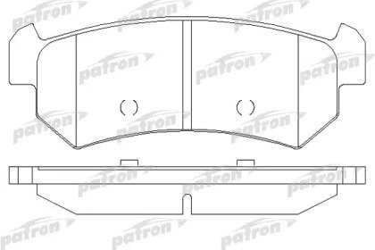 Колодки тормозные дисковые задние CHEVROLET: LACET 889