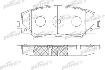 Колодки тормозные дисковые передние TOYOTA: COROLL 891