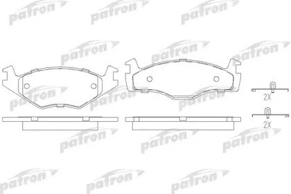 Колодки тормозные дисковые передние SEAT: CORDOBA  392