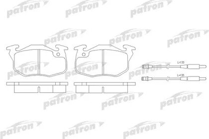 Колодки тормозные дисковые передние CITROEN: SAXO  393