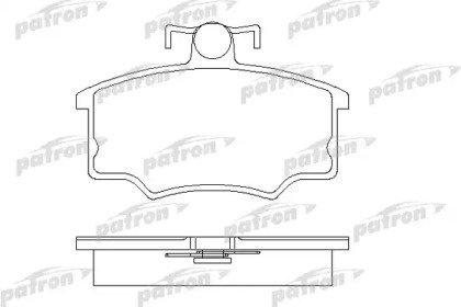 Колодки тормозные дисковые передние AUDI: 80 83-86 412