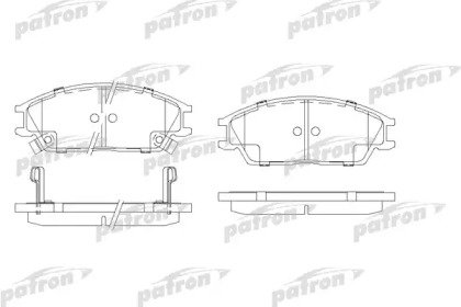 Колодки тормозные дисковые передние HYUNDAI: PONY  435