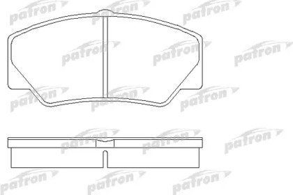 Колодки тормозные дисковые передние FORD: P 100 II 450