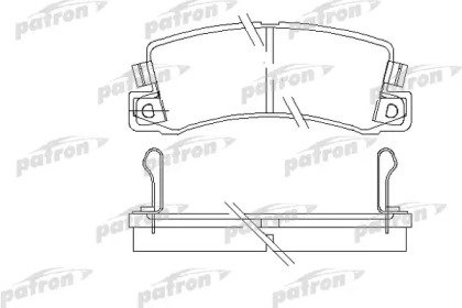 Колодки задние LEXUS ES, TOYOTA Camry, Carina II, Corolla, Celica