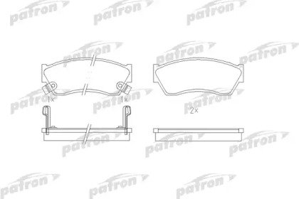 Колодки тормозные дисковые передние SUBARU: JUSTY  588