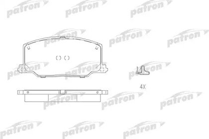 Колодки тормозные дисковые передние LEXUS: ES 89-9 602