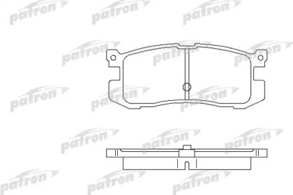 Колодки тормозные дисковые задние FORD USA: PROBE  630