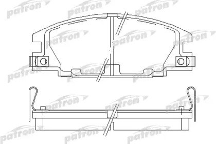 Колодки тормозные дисковые передние ISUZU: CAMPO 8 678