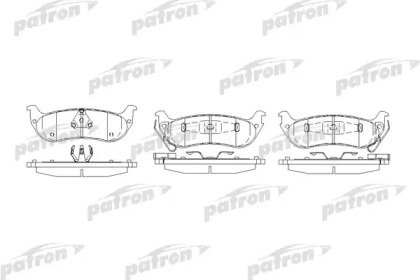 Колодки тормозные дисковые задние CHRYSLER: Pacifi 001