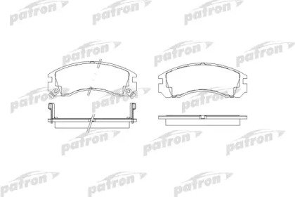 Колодки тормозные дисковые передние MITSUBISHI: EC 765