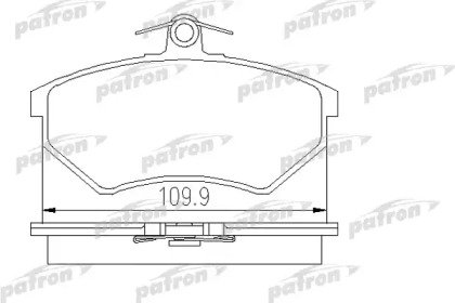 Колодки тормозные дисковые передние SEAT: CORDOBA  774