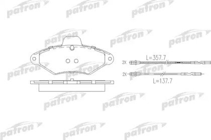 Колодки тормозные дисковые передние CITROEN: XANTI 874