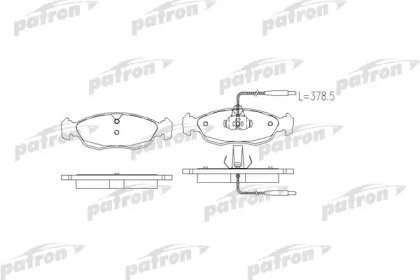 Колодки тормозные дисковые передние PEUGEOT: 306 9 876