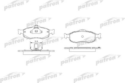 Колодки тормозные дисковые передние FORD: COUGAR 9 884