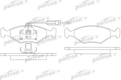 Колодки тормозные дисковые передние FIAT: PALIO 96 912