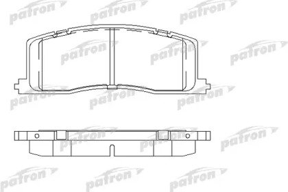 Колодки тормозные дисковые задние TOYOTA: PREVIA 9 931