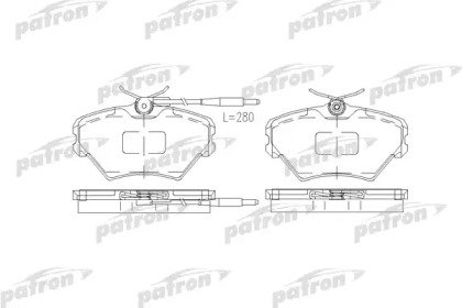 Колодки тормозные дисковые передние RENAULT: LAGUN 972