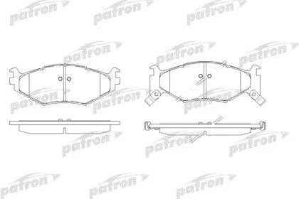 Колодки тормозные дисковые передние CHRYSLER: GS D 977