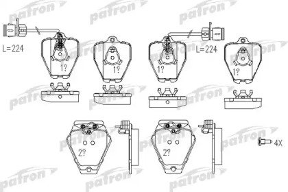 Колодки тормозные дисковые передние AUDI: 100 94-9 985