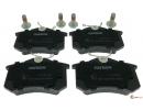 Колодки тормозные дисковые задние AUDI A4 95-01, PEUGEOT 405 87-96, RENAULT GRAND SCENIC 05-, SEAT