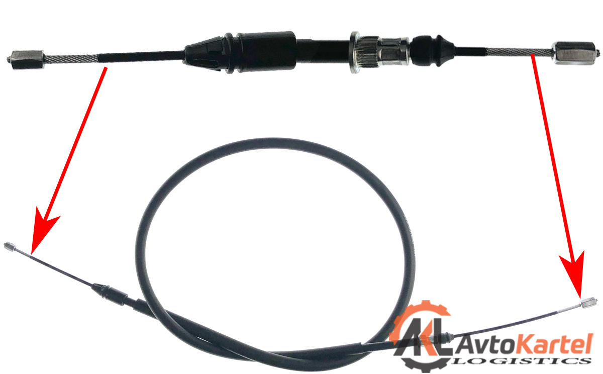 Трос стояночного тормоза RENAULT Megane Scenic диски правый