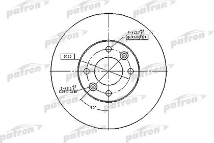 Диск тормозной передний RENAULT LAGUNA 93-01, LAGU 032