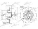 Диск тормозной задний c подшипником и кольцом ABS  015