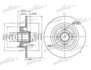 Диск тормозной задний c подшипником и кольцом ABS  018