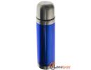 Термос 500мл металлическая колба, высота 24см синий УЦЕНКА