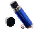 Термос 500мл металлическая колба, высота 24см синий УЦЕНКА