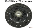 Диск сцепления 200x28 VW Bora, Golf IV 1.4i, 1.9SDI, SKODA Octavia 1.9SDI