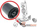 Сайлентблок балки 12х59х67х74мм OPEL Astra 91-