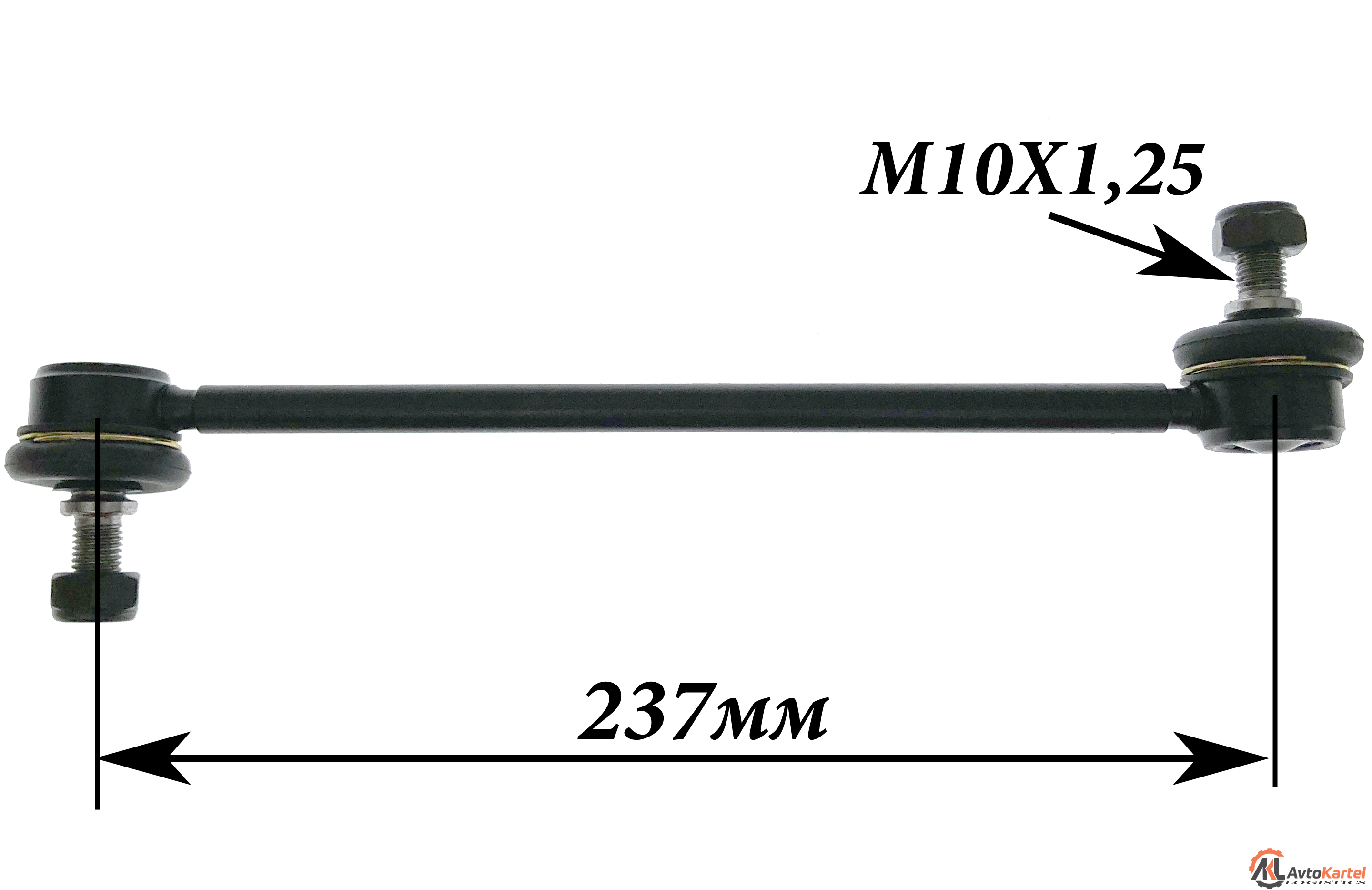 Тяга стабилизатора 237мм M10X1,25 TOYOTA, LEXUS