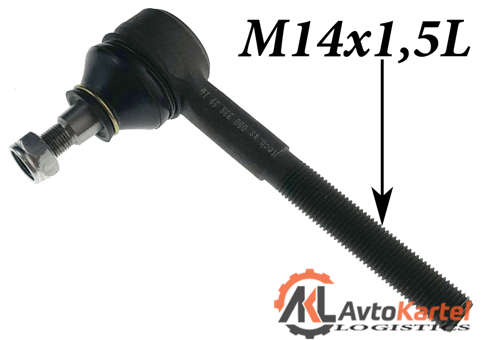 Наконечник рулевой внутренний MERCEDES-BENZ W124 2.0-5.0 85- левая резьба УЦЕНКА