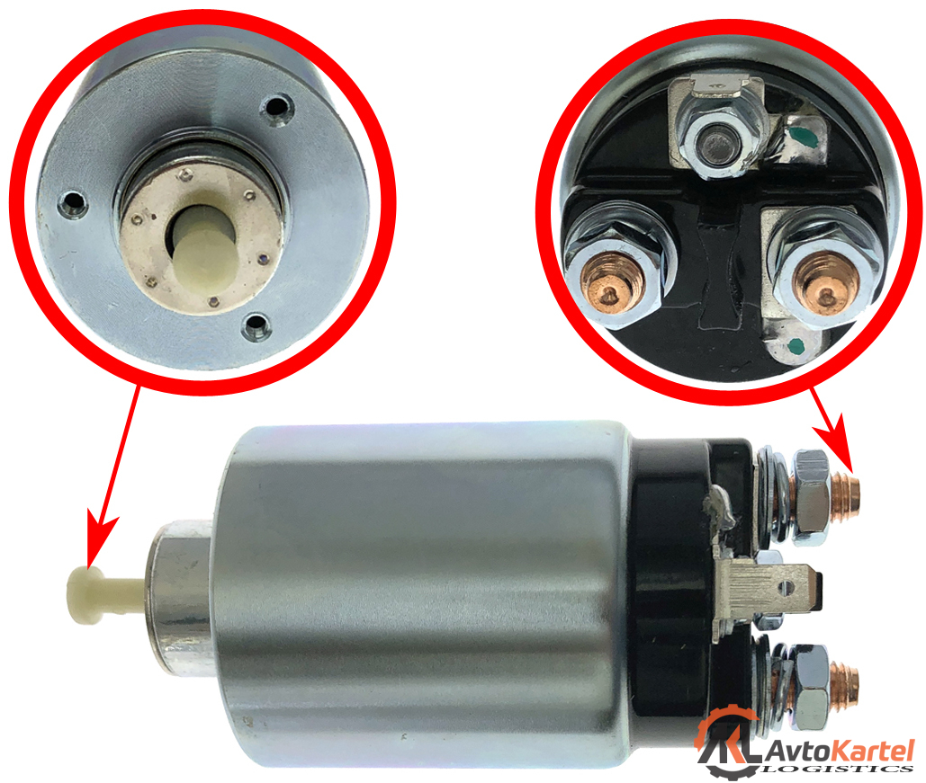 Реле втягивающее OPEL Astra H 04- DELCO unit