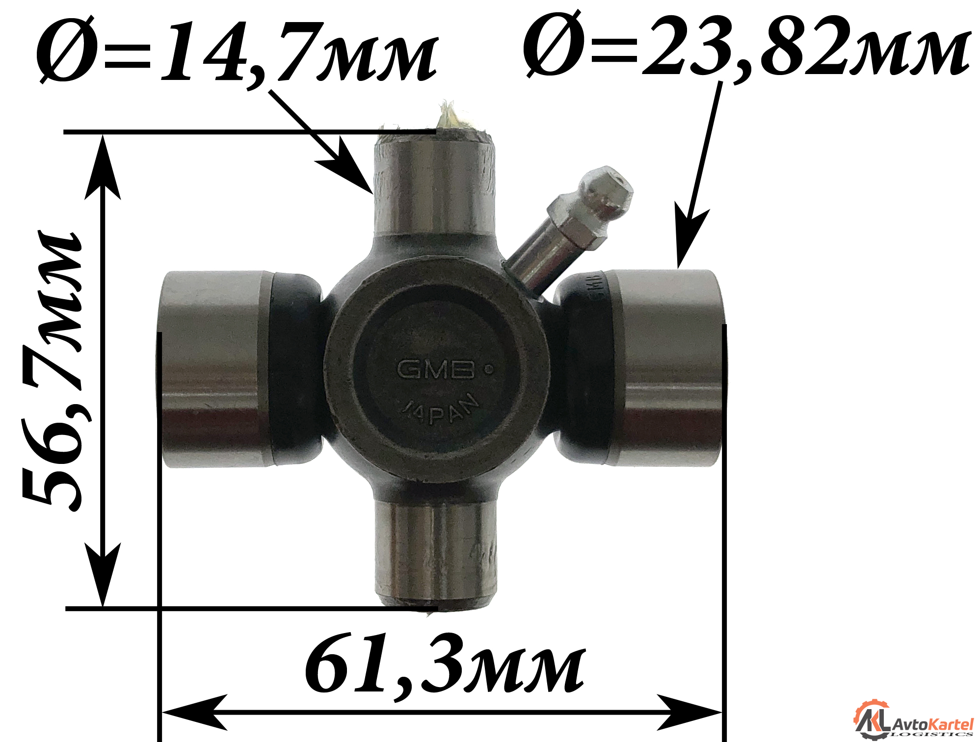 Крестовина 23.82х61.3мм карданной передачи