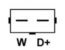 Генератор 14V 90A VW: LT 28-35 II автобус (2DB, 2D 8IR