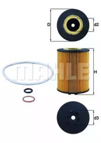 Фильтр масляный BMW: 5 03-, 5 Touring 04-, 6 04-,  67D