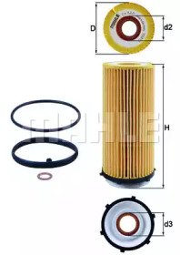 Фильтр масляный BMW: 3 E90 09-, 5 F10/F11 10-, 5 G 60D