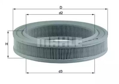 Фильтр воздушный SEAT: IBIZA I 84-93, MALAGA 84-93 386