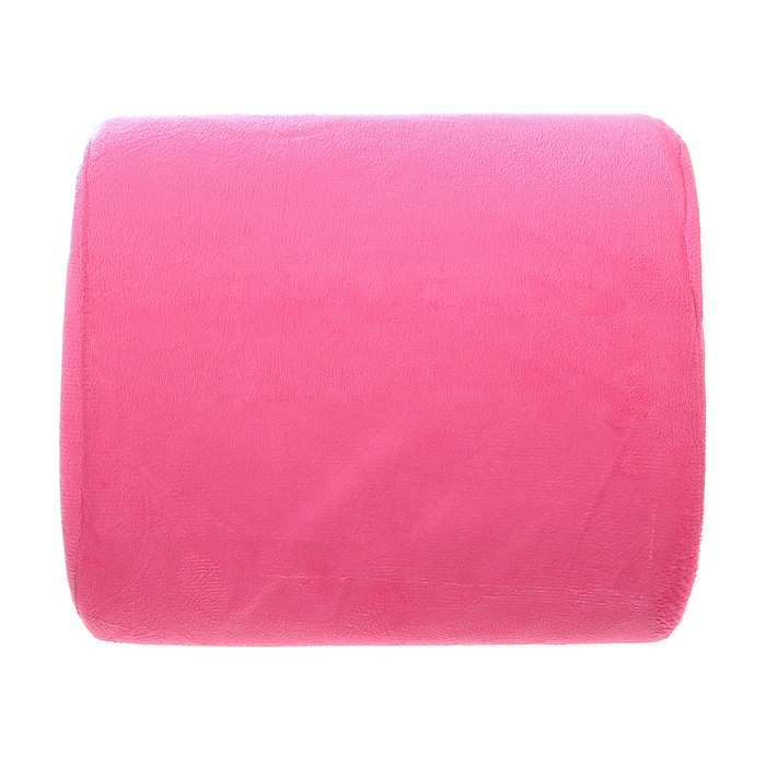 Ортопедическая подушка на спинку кресла Комфорт розовая 139715