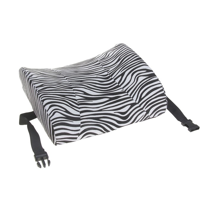 Ортопедическая подушка на спинку кресла Комфорт зебра 139725