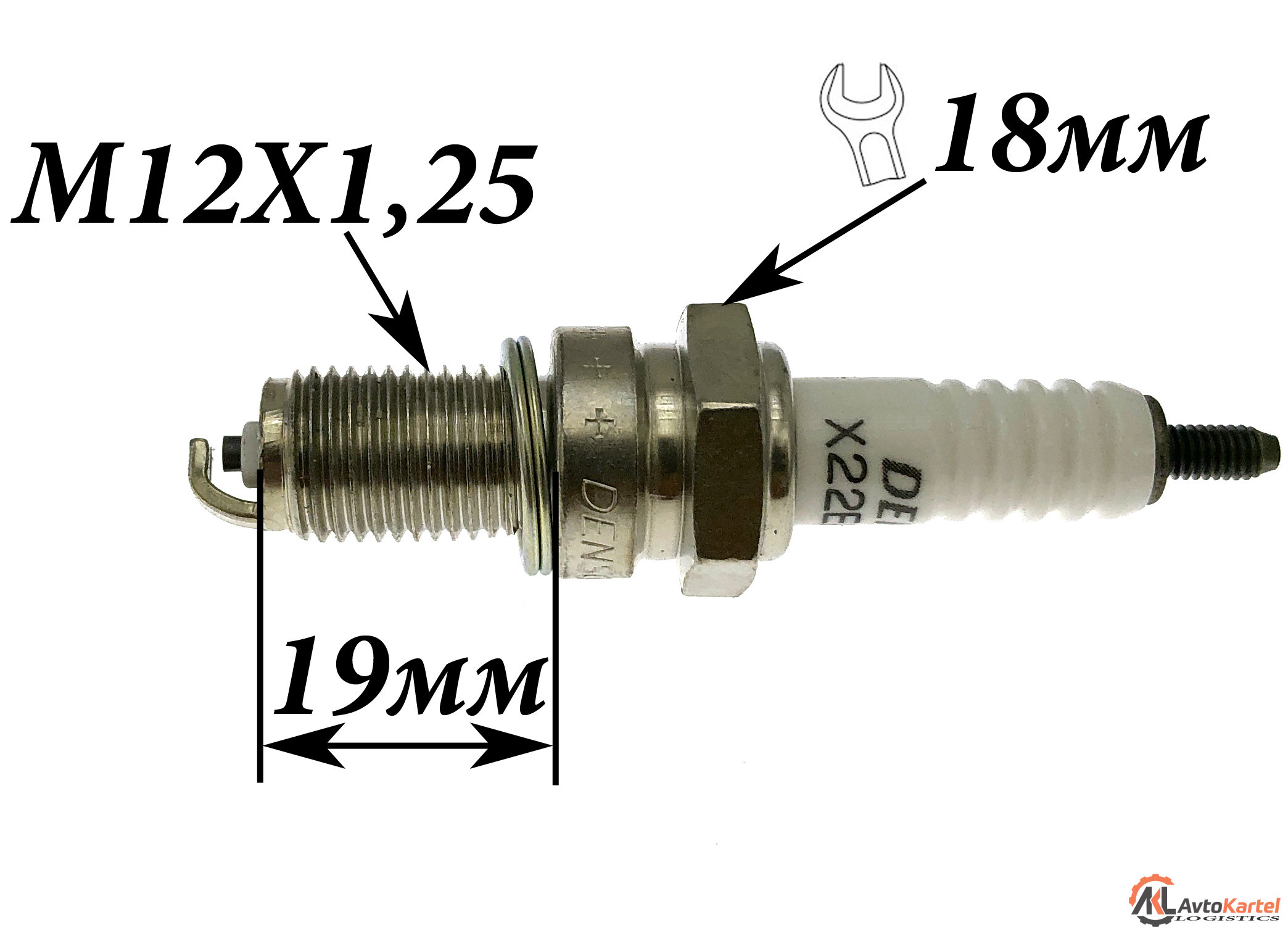 Свеча зажигания MOTO KAWASAKI, SUZUKI, YAMAHA, HONDA X22EPR-U9 DENSO