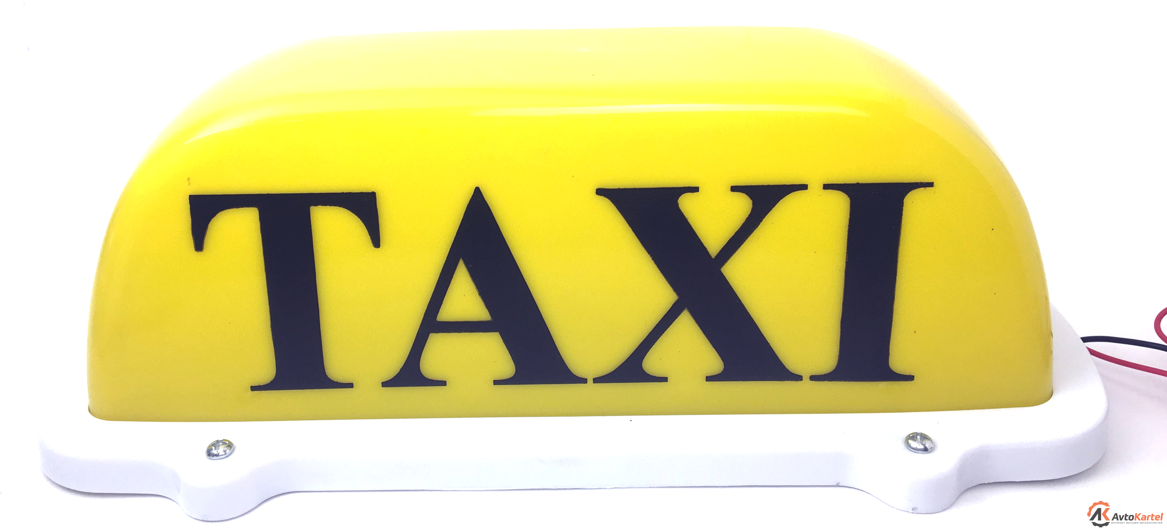 Фонарь-такси на магните желтый с подсветкой